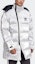 Shop Adidas Originals Adicolor 金屬銀色男士冬季羽絨外套 GJ6733