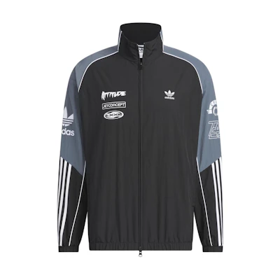adidas Originals Adicolor Motorcore Retro Woven Track Jacket Black Mens JL8406