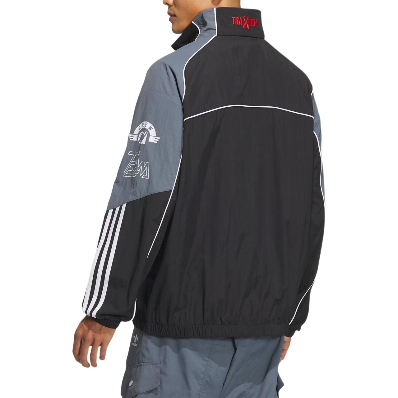 Lookbook adidas Originals Adicolor Motorcore Retro Track Jacket Hitam Lelaki JL8406