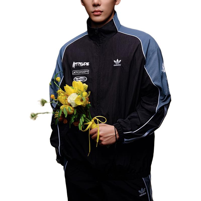 Shop adidas Originals Adicolor Motorcore Retro Track Jacket Hitam Lelaki JL8406