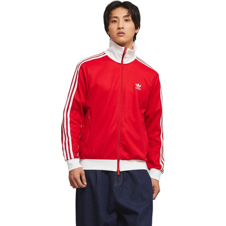 adidas Originals Adicolor Red Retro Track Jacket with 3-Stripes Design IM4511 圖 3
