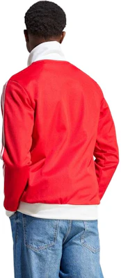 adidas Originals Adicolor Red Retro Track Jacket with 3-Stripes Design IM4511 Shop adidas Originals Adicolor Red Retro Track Jacket with 3-Stripes Design IM4511