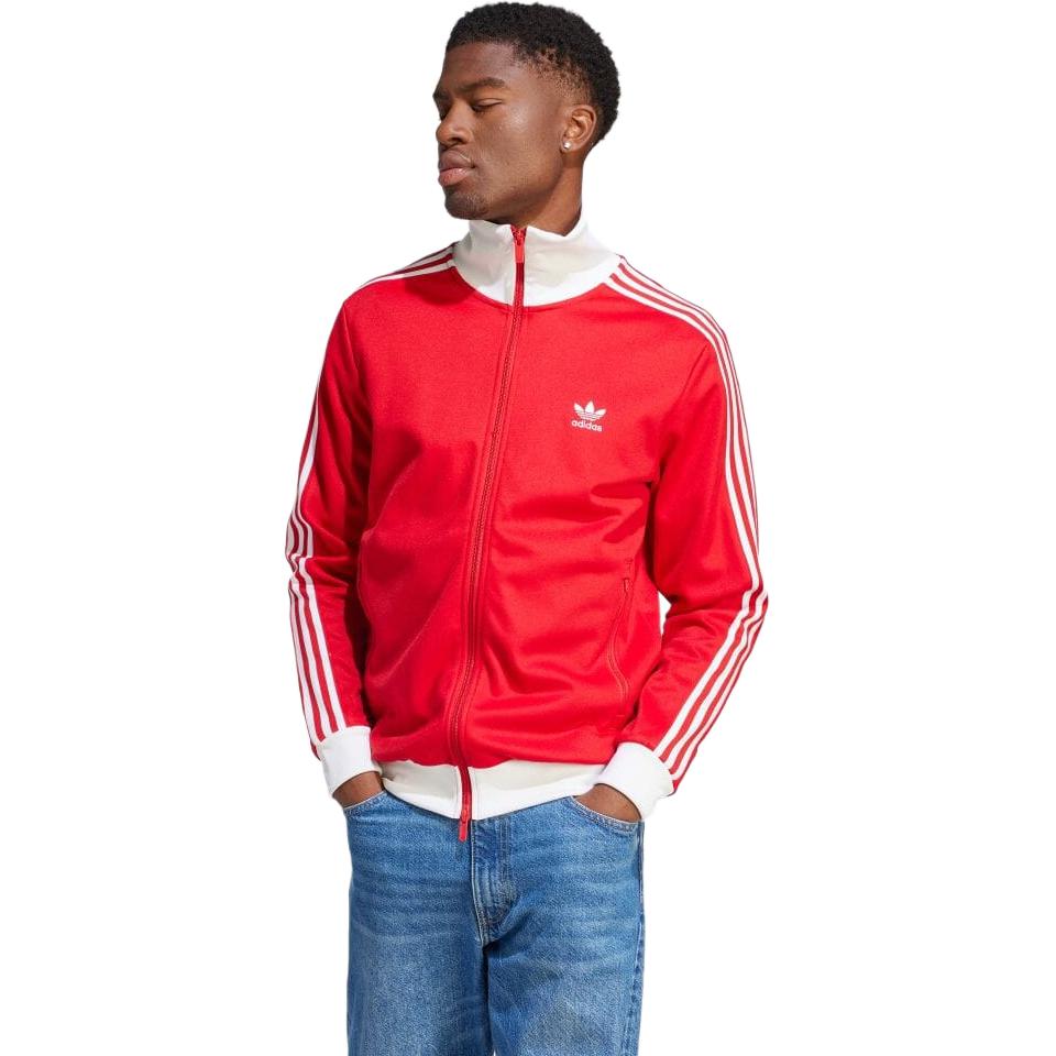 adidas Originals Adicolor Red Retro Track Jacket with 3-Stripes Design IM4511 圖 5