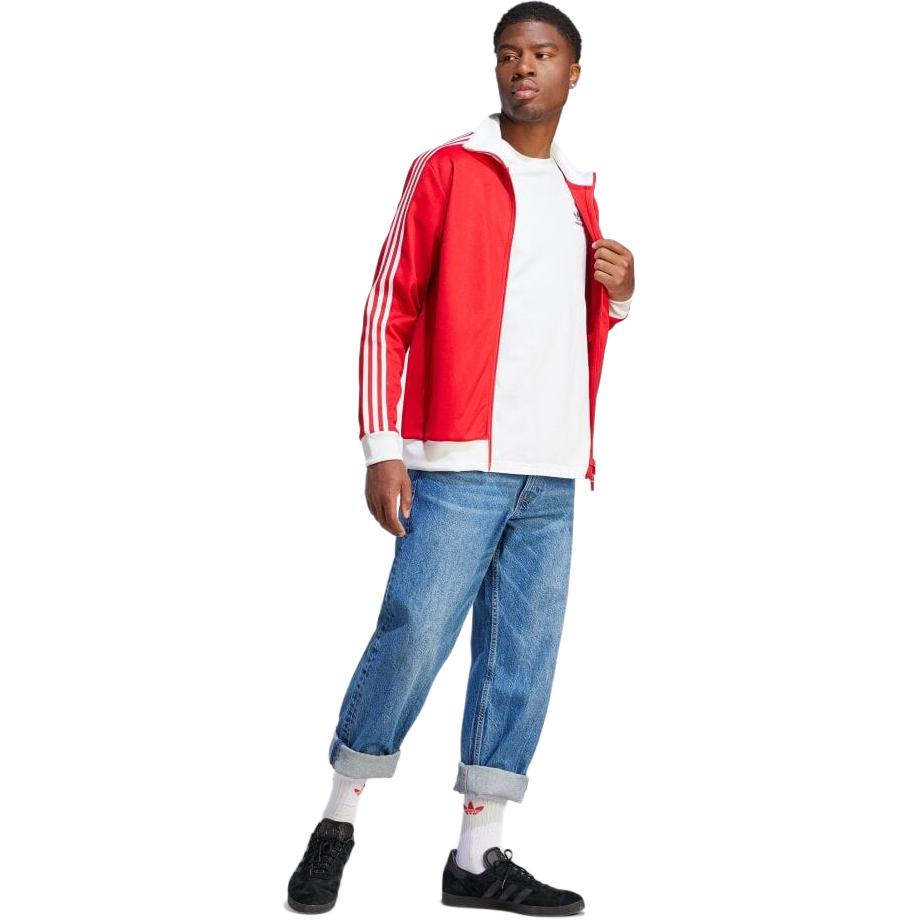 adidas Originals Adicolor Red Retro Track Jacket with 3-Stripes Design IM4511 圖 6