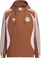 adidas Originals Adicolor Retro Loose-Fit Hoodie Jacket - Dark Brown JL8359 adidas Originals Adicolor Retro Loose-Fit Hoodie Jacket - Dark Brown JL8359