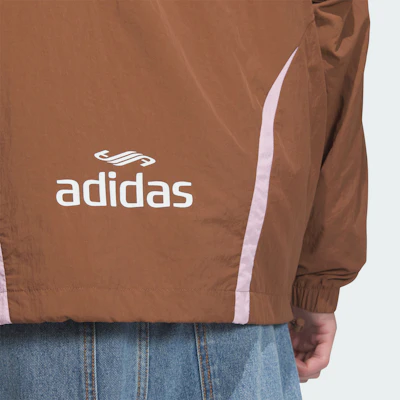 아디다스 오리지널 아디컬러 레트로 루즈핏 후드 재킷 - 다크 브라운 JL8359 Purchase 아디다스 오리지널 아디컬러 레트로 루즈핏 후드 재킷 - 다크 브라운 JL8359