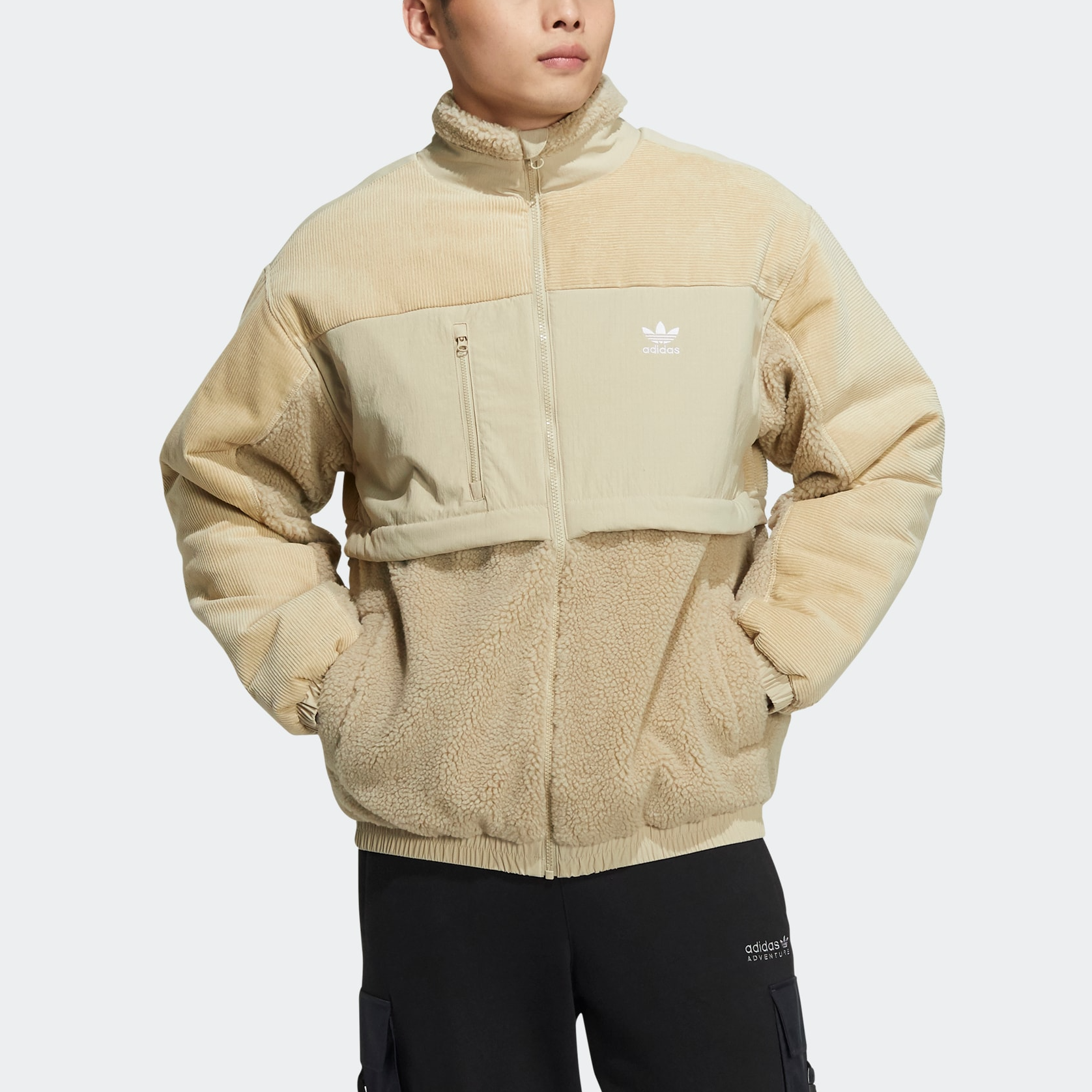 Lookbook adidas Originals Adicolor Retro Patchwork Track Jacket - Coklat Prairie HP1817