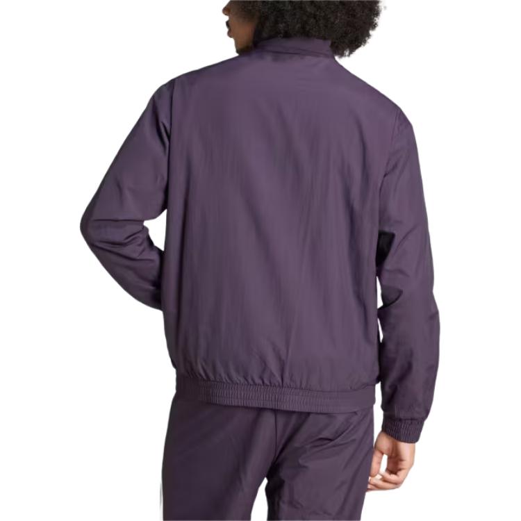 adidas Originals Adicolor Retro Striped Track Jacket Purple Long Sleeve IZ2416 圖 4