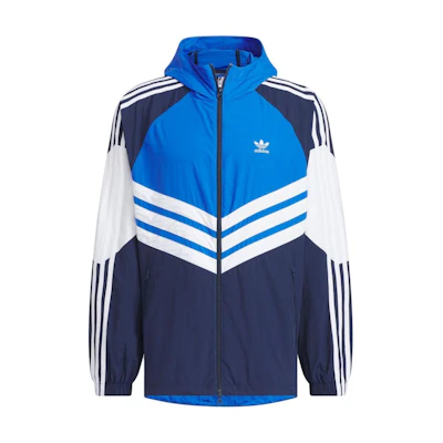 adidas Originals Adicolor Retro Track Jacket Blue/White Colorblock Hoodie JM7262