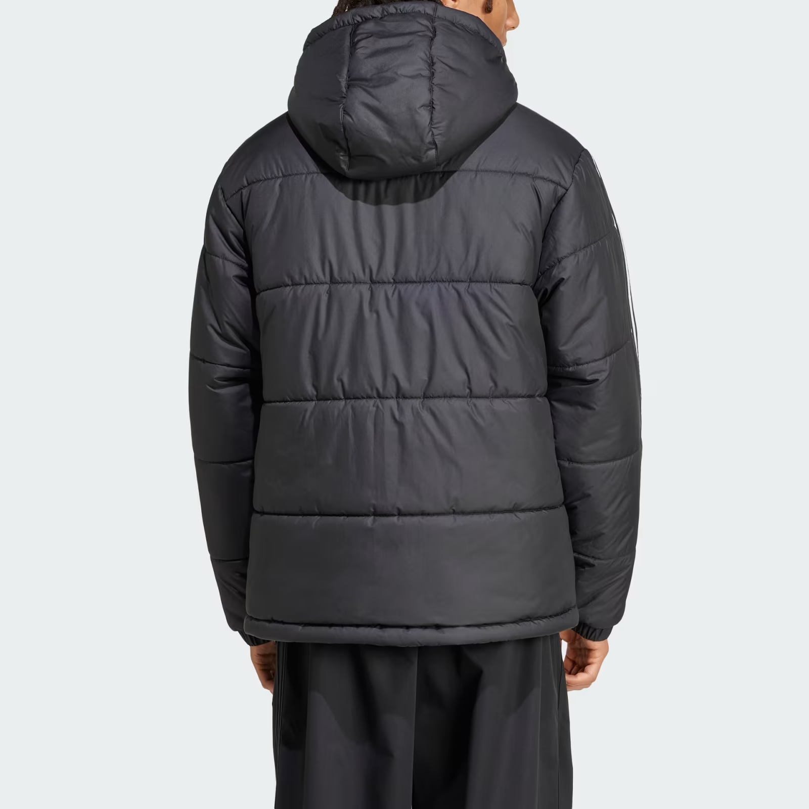 Shop アディダスオリジナルス アディカラー リバーシブル フードジャケット メンズ ブラック/グレー JD9071