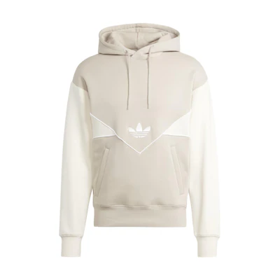 adidas Originals Adicolor Seasonal Archive Beige Embroidered Logo Hoodie Mens IM4419