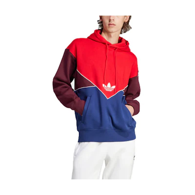 adidas Originals Adicolor Seasonal Archive Hoodie Scarlet Colorblock IM4420