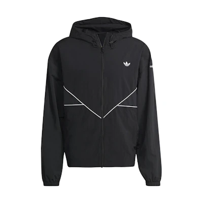 adidas Originals Adicolor Seasonal Archive Vintage Logo Hoodie Jacket Black Men HR3322