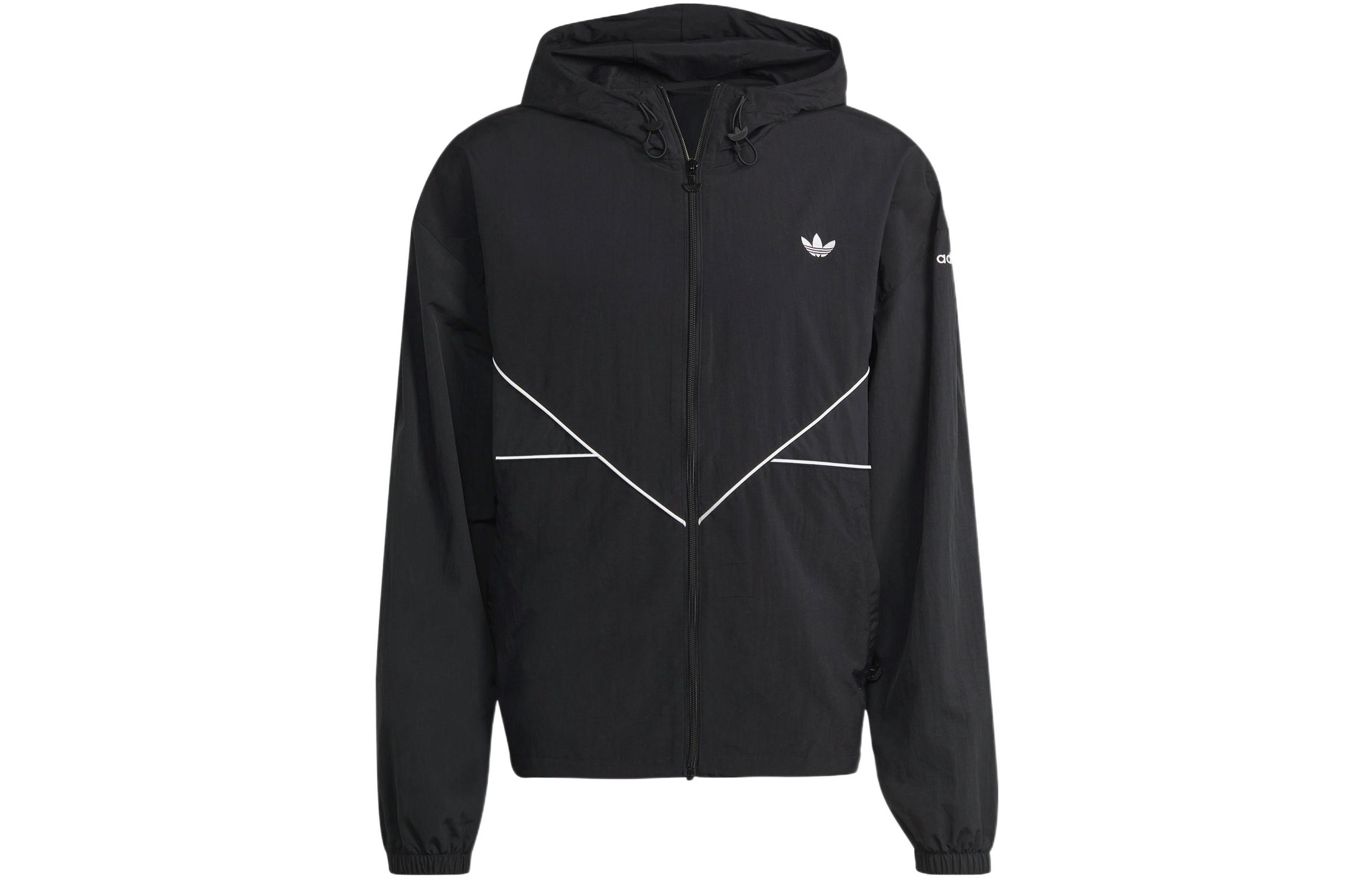 Order adidas Originals Adicolor Seasonal Archive Vintage Logo Hoodie Jacket Black Men HR3322