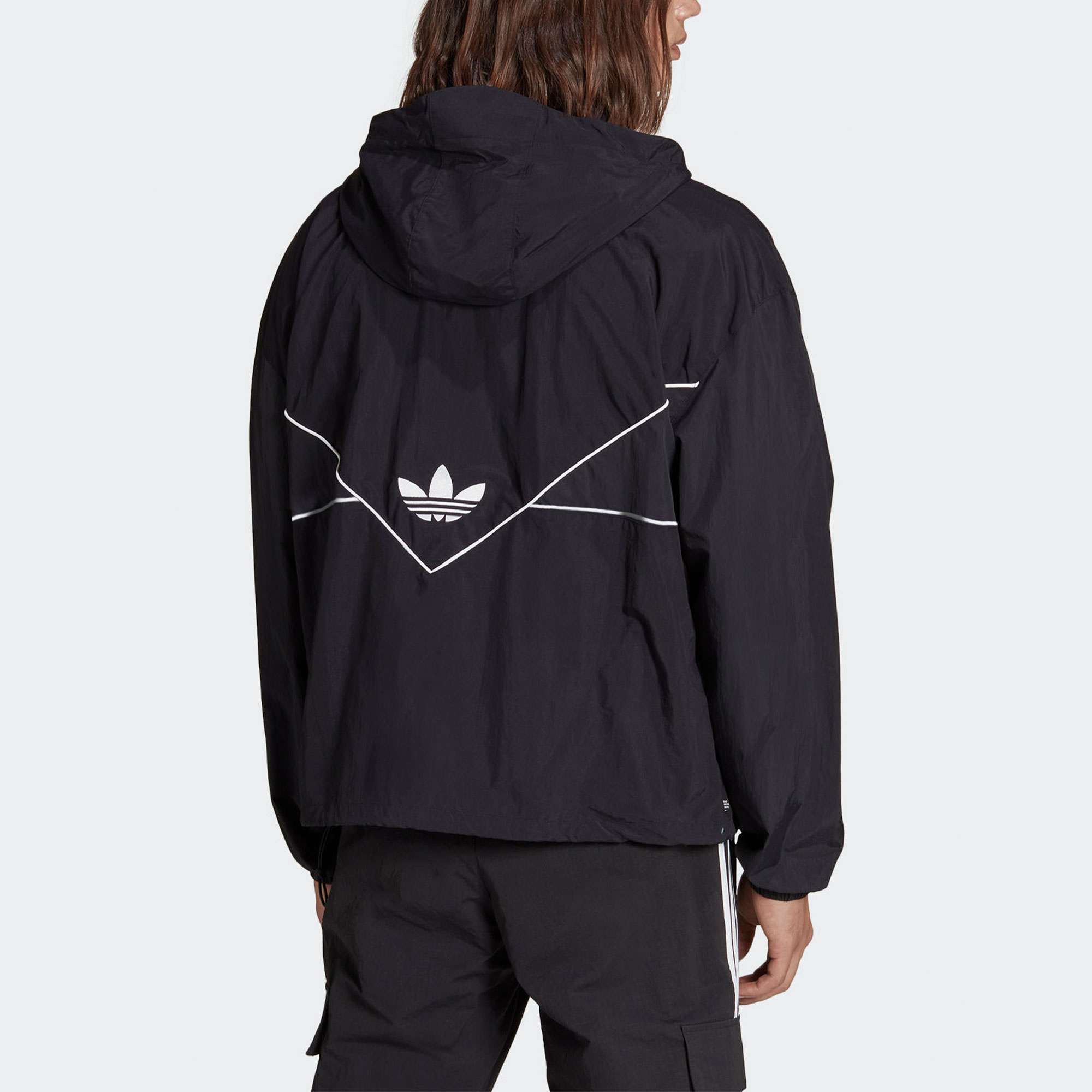 Purchase adidas Originals Adicolor Seasonal Archive Vintage Logo Hoodie Jacket Black Men HR3322