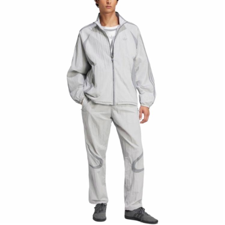 Lookbook adidas Originals ADICOLOR SS25 Track Jacket Abu-Abu Gaya Kasual JP1138