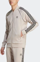 Lookbook adidas Originals Adicolor 麂皮寬版休閒外套 米色 IL2495