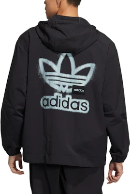 adidas Originals Adicolor Hoodie Logo Trefoil Pria Hitam HS2018 Shop adidas Originals Adicolor Hoodie Logo Trefoil Pria Hitam HS2018