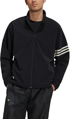 adidas Originals 三葉草Logo運動外套 黑色 男款 HM1868 Lookbook adidas Originals 三葉草Logo運動外套 黑色 男款 HM1868