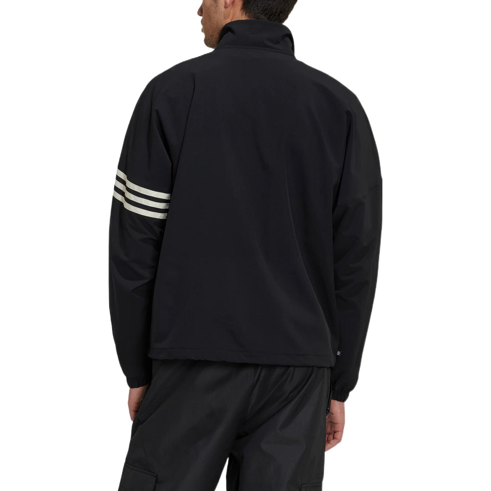 Shop adidas Originals 三葉草Logo運動外套 黑色 男款 HM1868