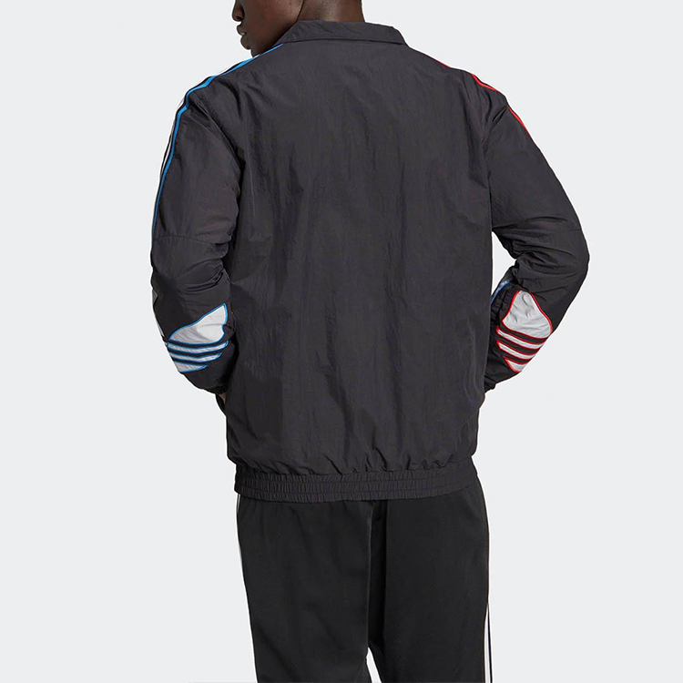 adidas Originals Adicolor Tricol TT Black Track Jacket with Logo Embroidery GN3582-INTERNATIONAL 圖 5