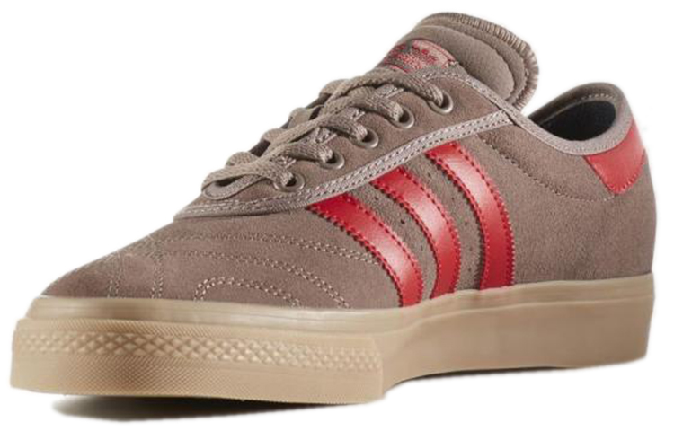 Lookbook adidas originals Adiease Premiere Adv 時尚舒適耐磨滑板鞋 男女皆宜 棕紅