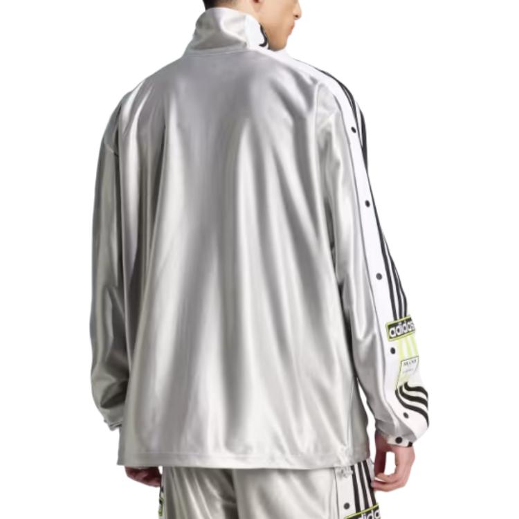 adidas Originals ADILENIUM 2 Season Silver Grey Track Jacket for Men JM9660 圖 4