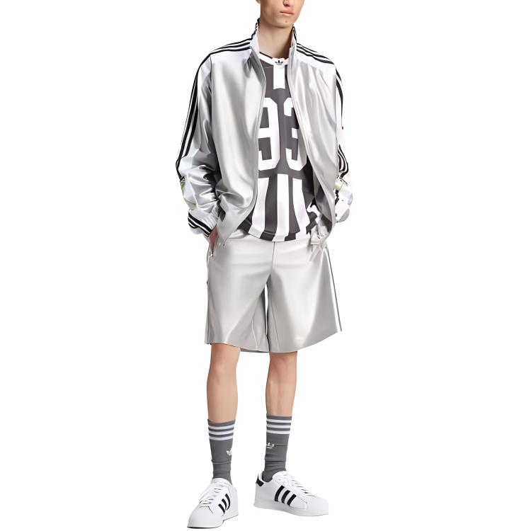 adidas Originals ADILENIUM 2 Season Silver Grey Track Jacket for Men JM9660 圖 5