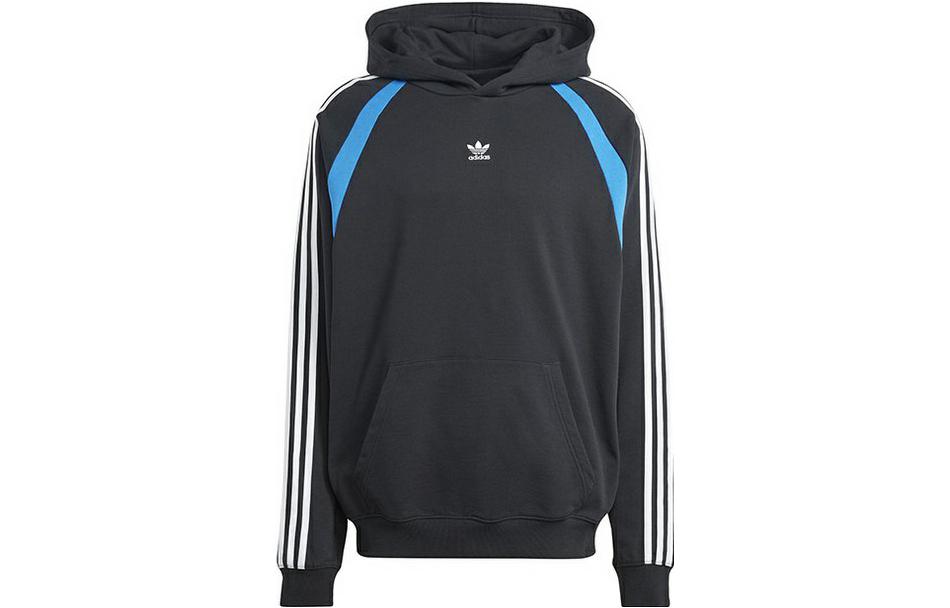 adidas Originals Adilenium Multicolor Striped Hoodie Black IW3648