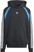 adidas Originals Adilenium Multicolor Striped Hoodie Black IW3648 adidas Originals Adilenium Multicolor Striped Hoodie Black IW3648