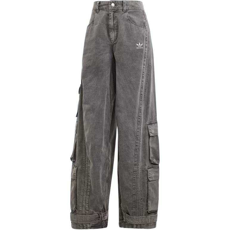 adidas Originals Adilenium Relaxed Fit Utility Cargo Pants Black Unisex. JM9266