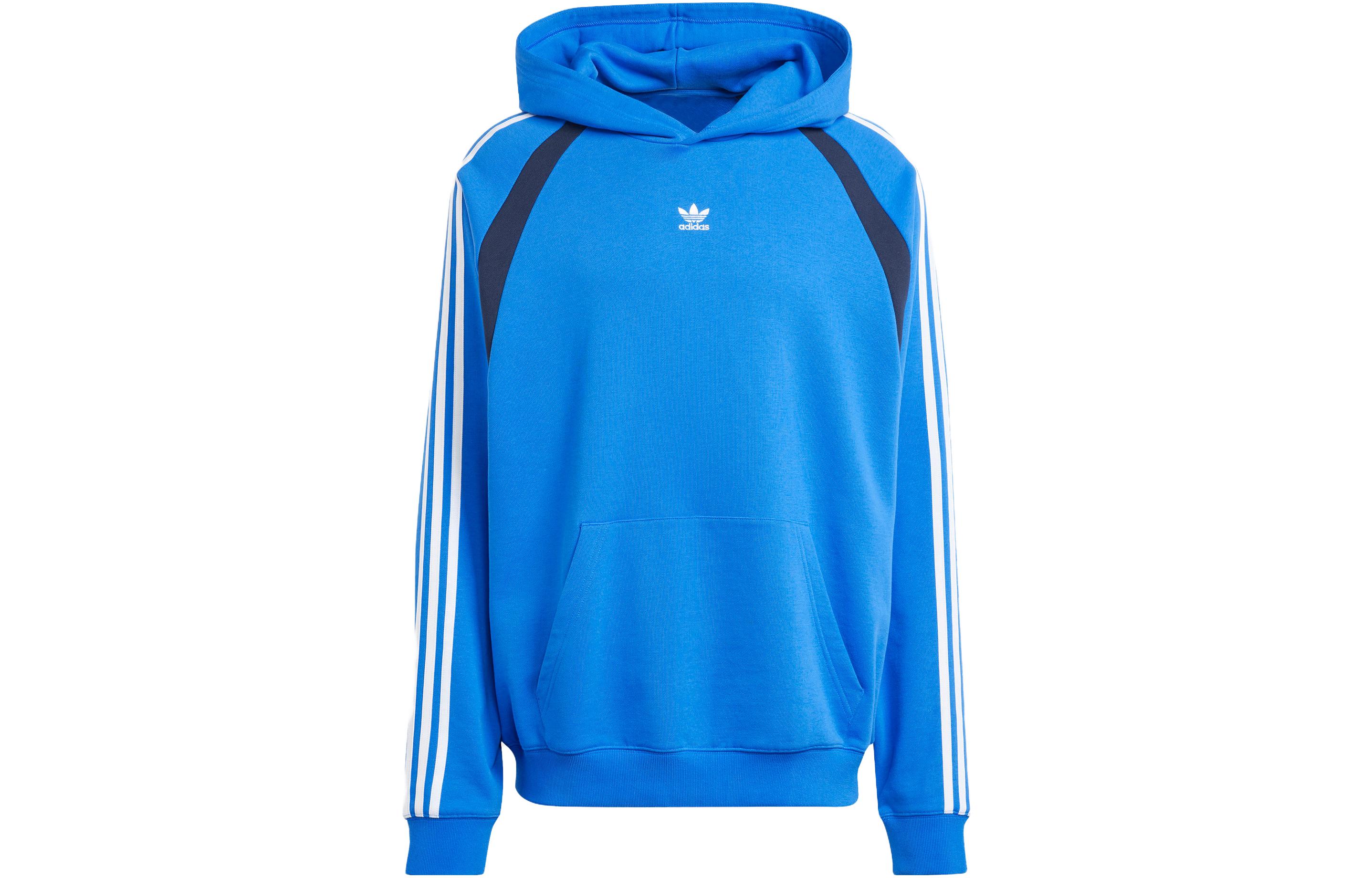 adidas Originals ADILENIUM Striped Hoodie Long Sleeve - Tori Blue IW3647 圖 2