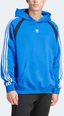 adidas Originals ADILENIUM Striped Hoodie Long Sleeve - Tori Blue IW3647 Lookbook adidas Originals ADILENIUM Striped Hoodie Long Sleeve - Tori Blue IW3647