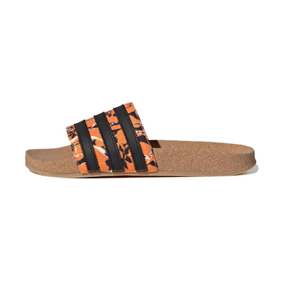 adidas originals Adilette 'Bright Orange Core Black Gum'