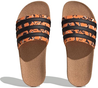 아디다스 오리지널 아딜렛 '브라이트 오렌지 블랙 검' IE7750 Shop 아디다스 오리지널 아딜렛 '브라이트 오렌지 블랙 검' IE7750