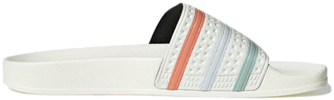 阿迪达斯三叶草 Adilette 白橙蓝拖鞋 GX3503 Order 阿迪达斯三叶草 Adilette 白橙蓝拖鞋 GX3503