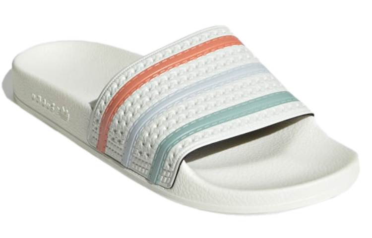 Lookbook 아디다스 오리지널 아딜렛 '화이트 오렌지 블루' GX3503