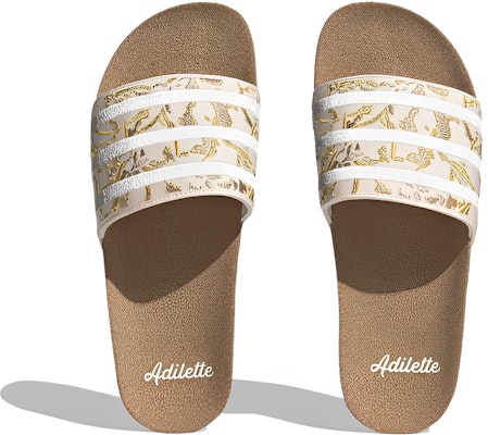 adidas Originals Adilette 'Wonder Quartz Core White Gum' putih gum IF5502 Lookbook adidas Originals Adilette 'Wonder Quartz Core White Gum' putih gum IF5502