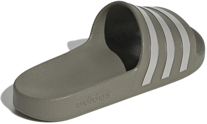 adidas Originals Adilette Aqua Slides 'Kelabu Hijau' EG1741 Shop adidas Originals Adilette Aqua Slides 'Kelabu Hijau' EG1741