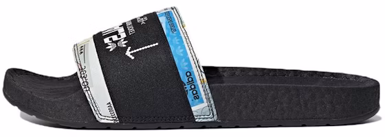 adidas originals Adilette Casual Sports Slippers Black White Unisex 'Black White' GX1808 adidas originals Adilette Casual Sports Slippers Black White Unisex 'Black White' GX1808
