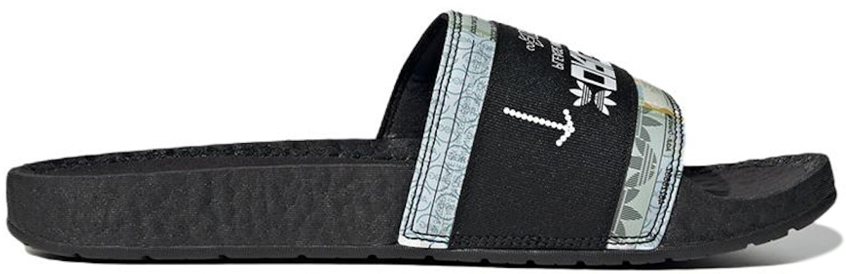 adidas originals Adilette Casual Sports Slippers Black White Unisex 'Black White' GX1808 Order adidas originals Adilette Casual Sports Slippers Black White Unisex 'Black White' GX1808