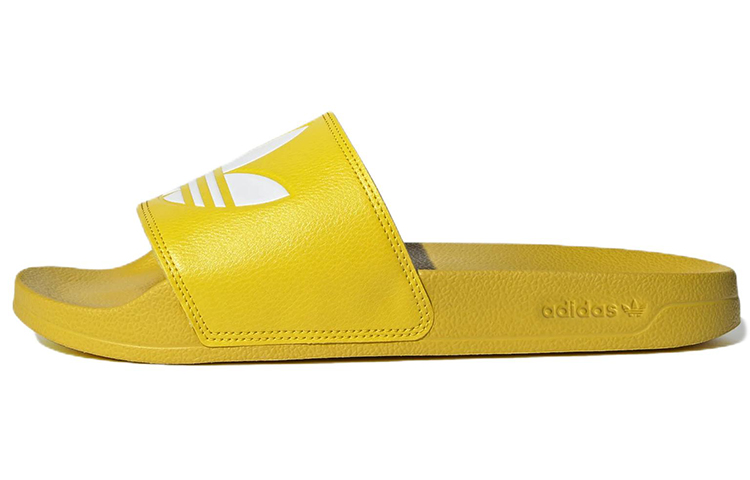 adidas originals Adilette Lite Cozy Wear-Resistant Yellow Unisex Slippers FX5908