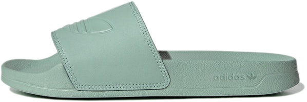 adidas originals Adilette Lite Lightweight Cozy Casual Green Slippers GX8894 adidas originals Adilette Lite Lightweight Cozy Casual Green Slippers GX8894