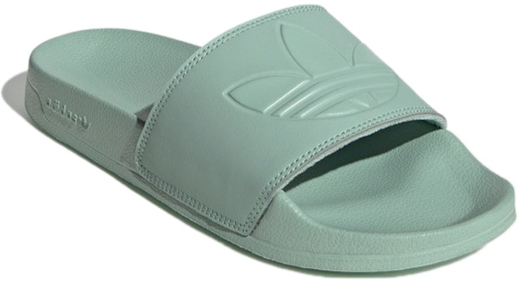 adidas originals Adilette Lite Lightweight Cozy Casual Green Slippers GX8894 Lookbook adidas originals Adilette Lite Lightweight Cozy Casual Green Slippers GX8894