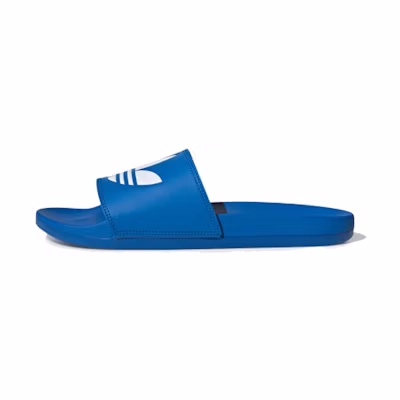 adidas originals Adilette Lite Minimalistic Blue White Slippers 'Blue White'