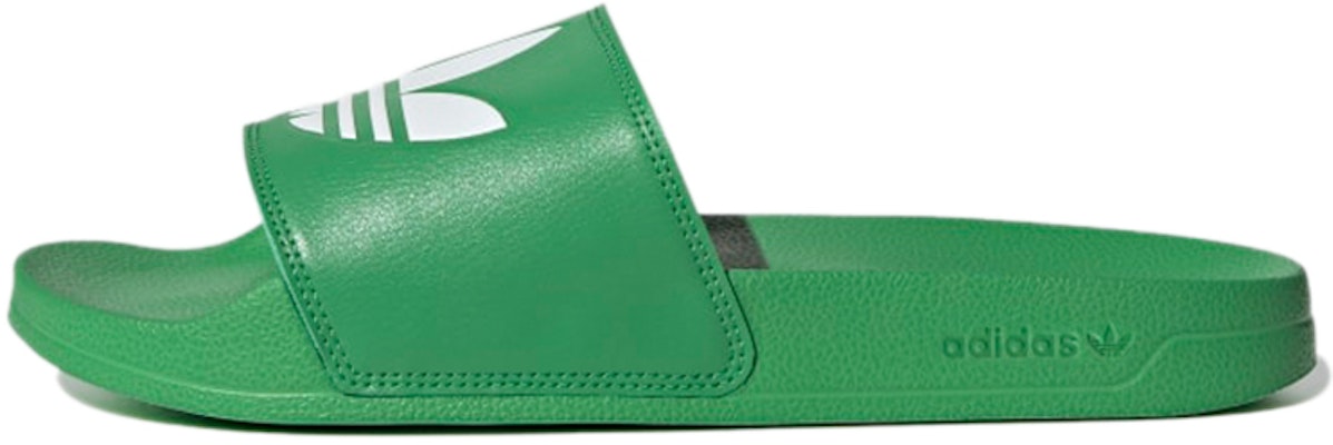 adidas originals Adilette Lite Slides 戶外一字型平底運動拖鞋 男款 綠 Buy adidas originals Adilette Lite Slides 戶外一字型平底運動拖鞋 男款 綠