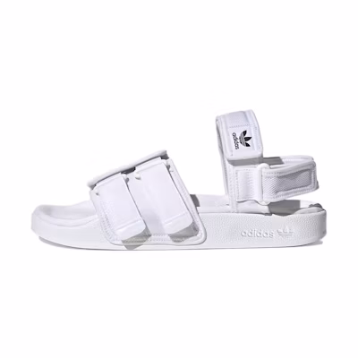 adidas originals Adilette Minimalistic White Sandals