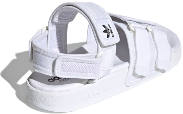 adidas originals Adilette Minimalistic White Sandals H67272 Shop adidas originals Adilette Minimalistic White Sandals H67272