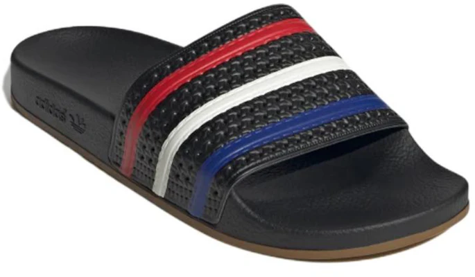 아디다스 오리지널 아딜렛 슬라이드 '검빨' HQ8454 Lookbook 아디다스 오리지널 아딜렛 슬라이드 '검빨' HQ8454