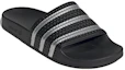Lookbook 아디다스 오리지널 아딜렛 슬라이드 '블랙 실버' HQ3606